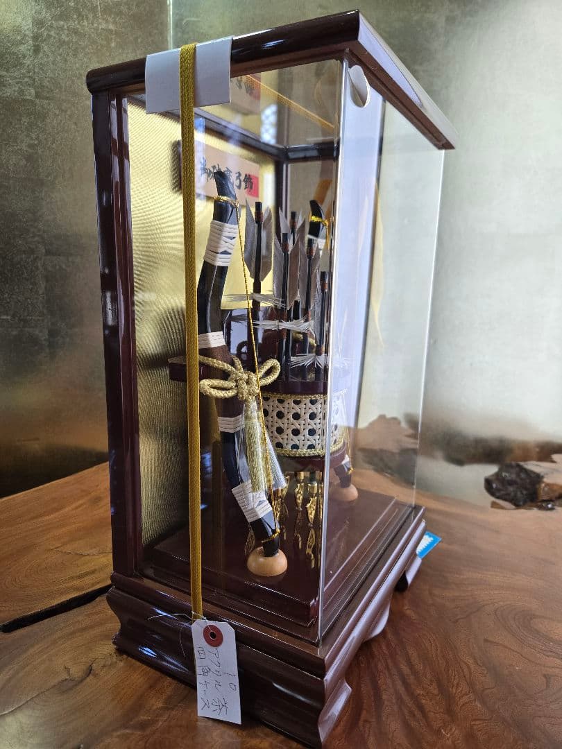 【展示品限り】正月飾り　破魔弓　ケース飾り　※閉店セール　Y9