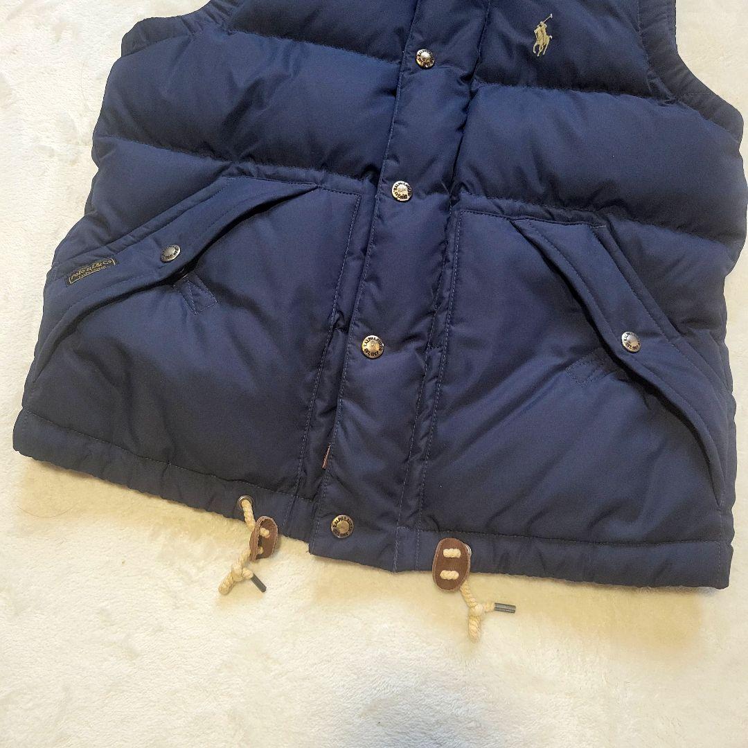 2way✨ポロラルフローレン　ダウンベスト　ポニー刺繍　フード取り外し可能　現行
