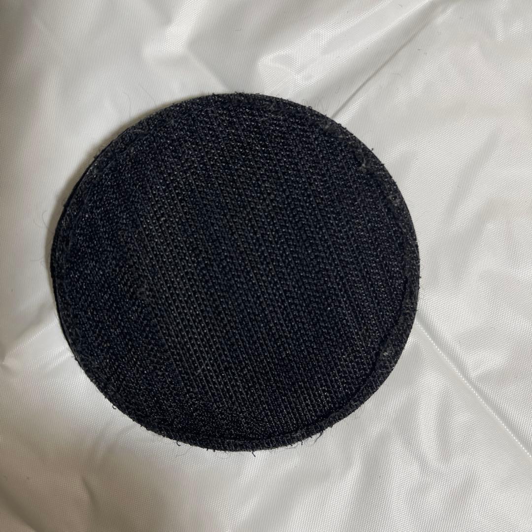 田村装備開発のワッペン（赤）と買い物袋のセットです。