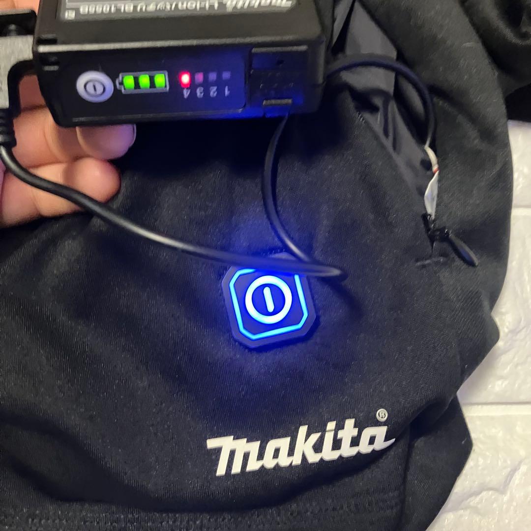 限定値下げ！マキタ　充電式暖房インナー　薄型バッテリー付き