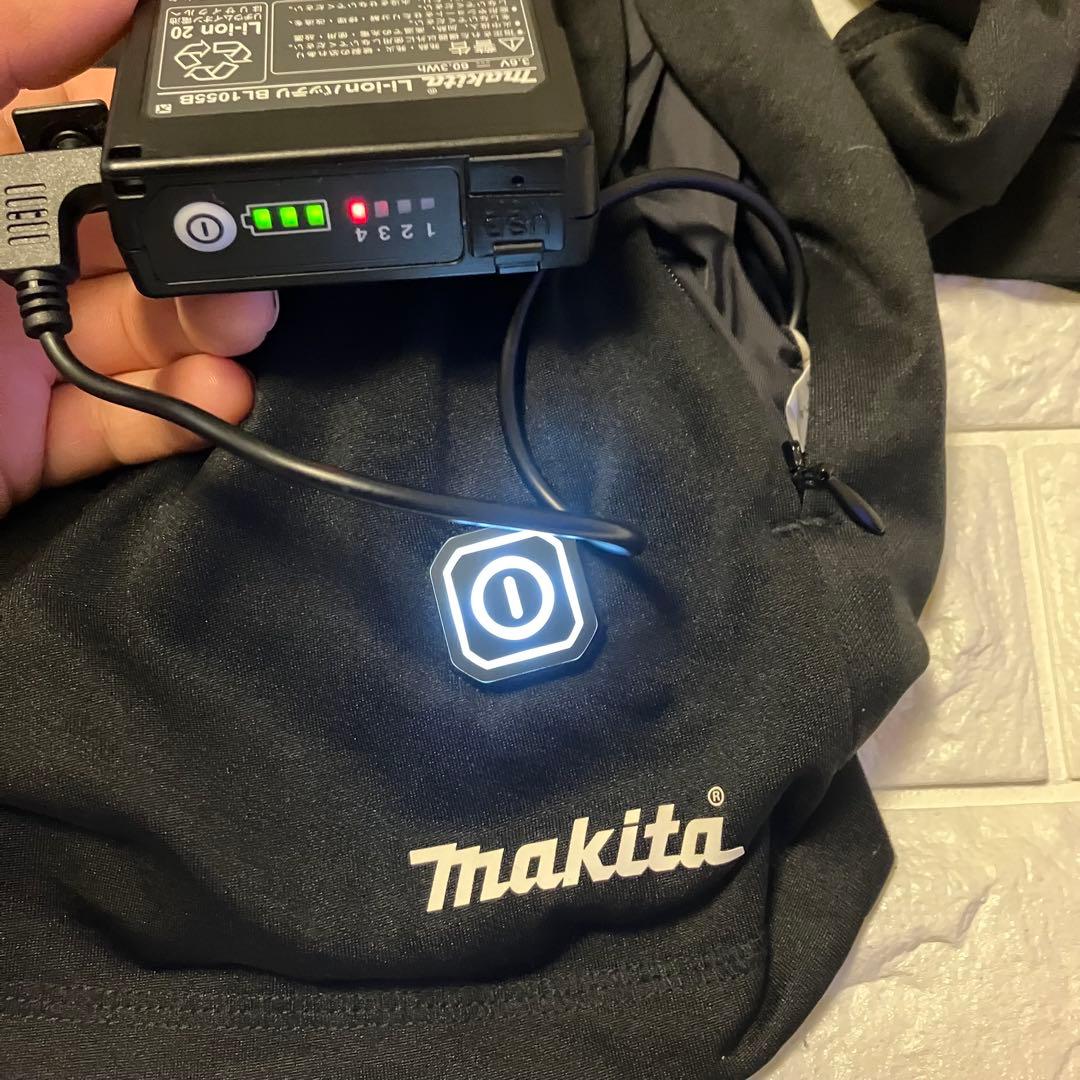 限定値下げ！マキタ　充電式暖房インナー　薄型バッテリー付き