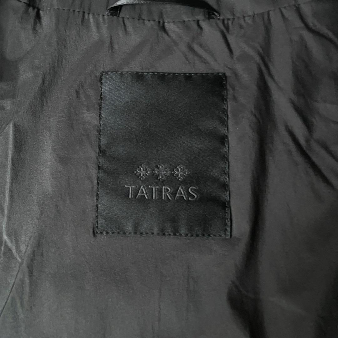 【極美品】タトラス NOKO ノーカラー　ダウンジャケット　ダークグレー　3