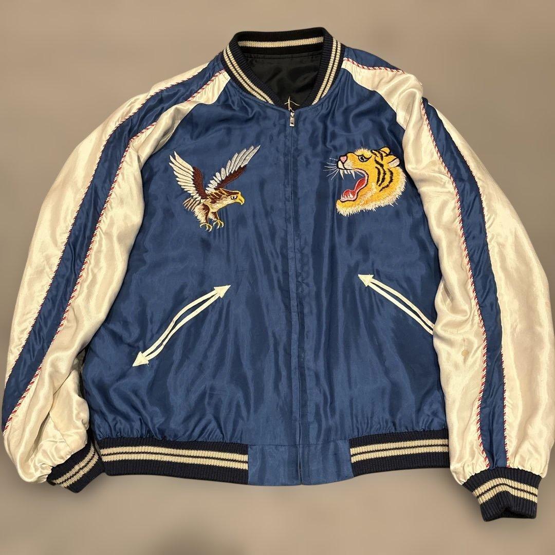 テーラー東洋 Tailor Toyo アセテート　サテン スカジャン　XXL