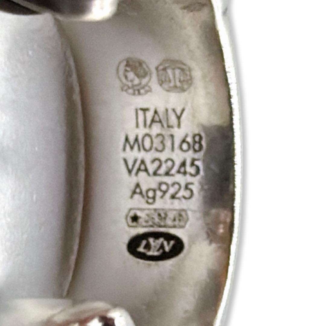 ルイヴィトン M03168 フープピアス LVロジン ピアス シルバー 片耳用