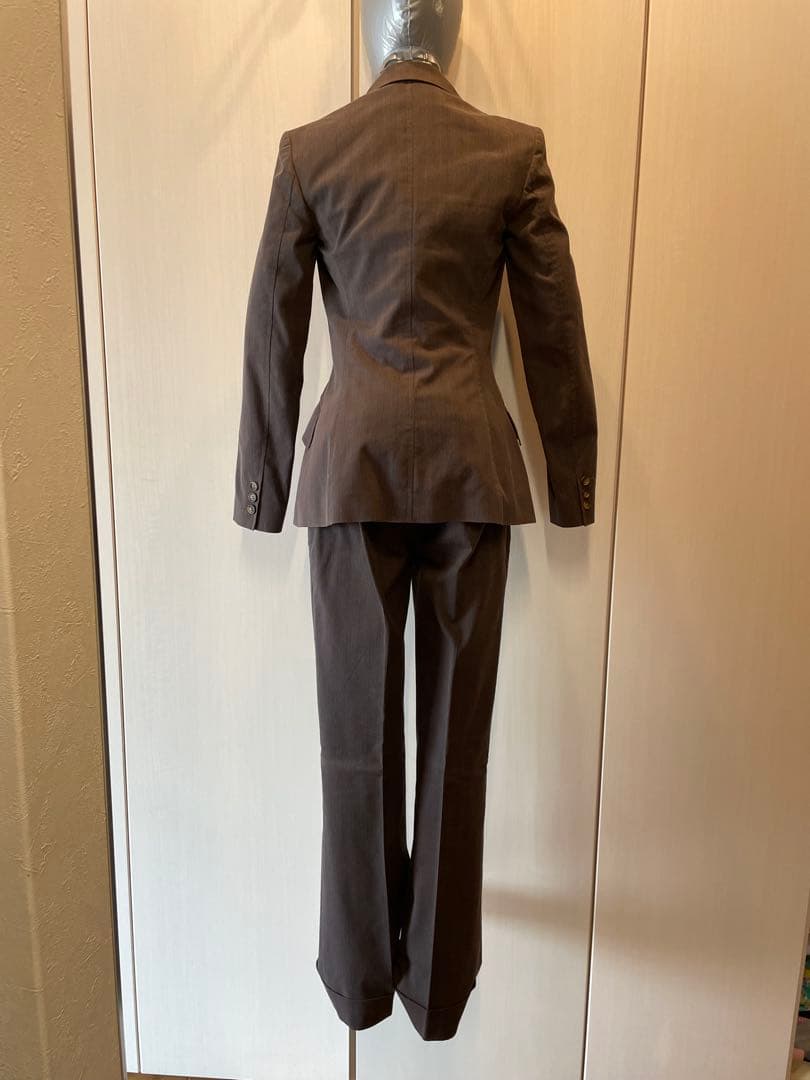 【MK】ドルチェ＆ガッパーナ　グレー　パンツスーツ　サイズ38（M）