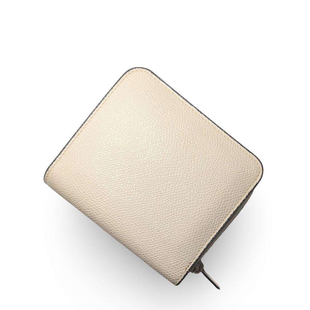 【極美品】Valextra アイボリー 二つ折り財布