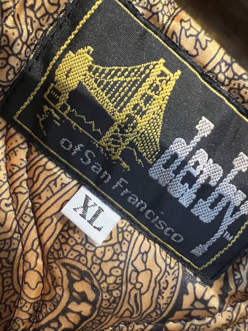 一回着用美品 ダービー オブ サンフランシスコ スタイル 300 マスタードXL