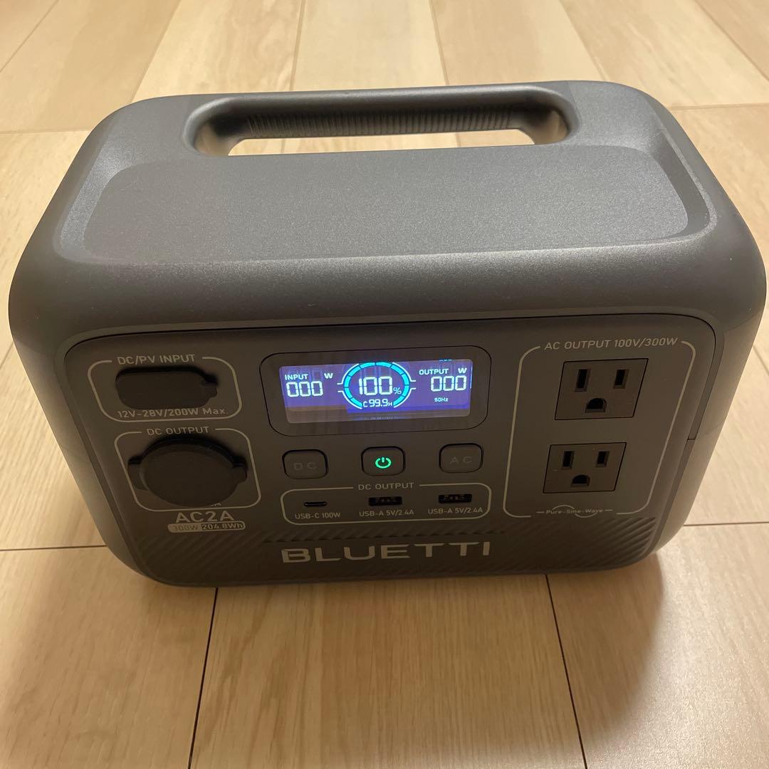 BLUETTI AC2A ポータブル電源　& シガーソケット ケーブル