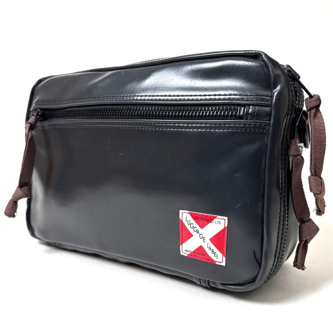 【美品】Porter 吉田カバン LUGGAGE LABEL 赤バッテン