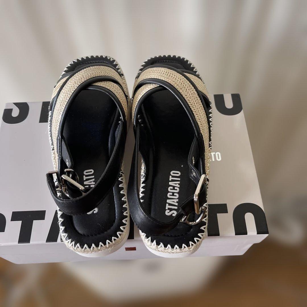 【新品】STACCATO サンダルバックベルト有23.5