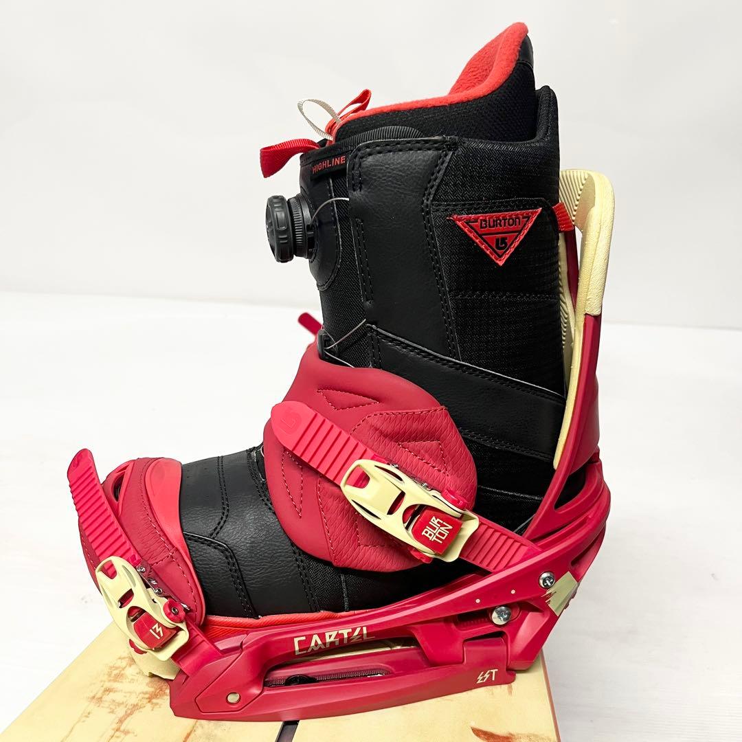 新品未使用　BURTON CARTEL スノボセット　バートン　スノーボード 板