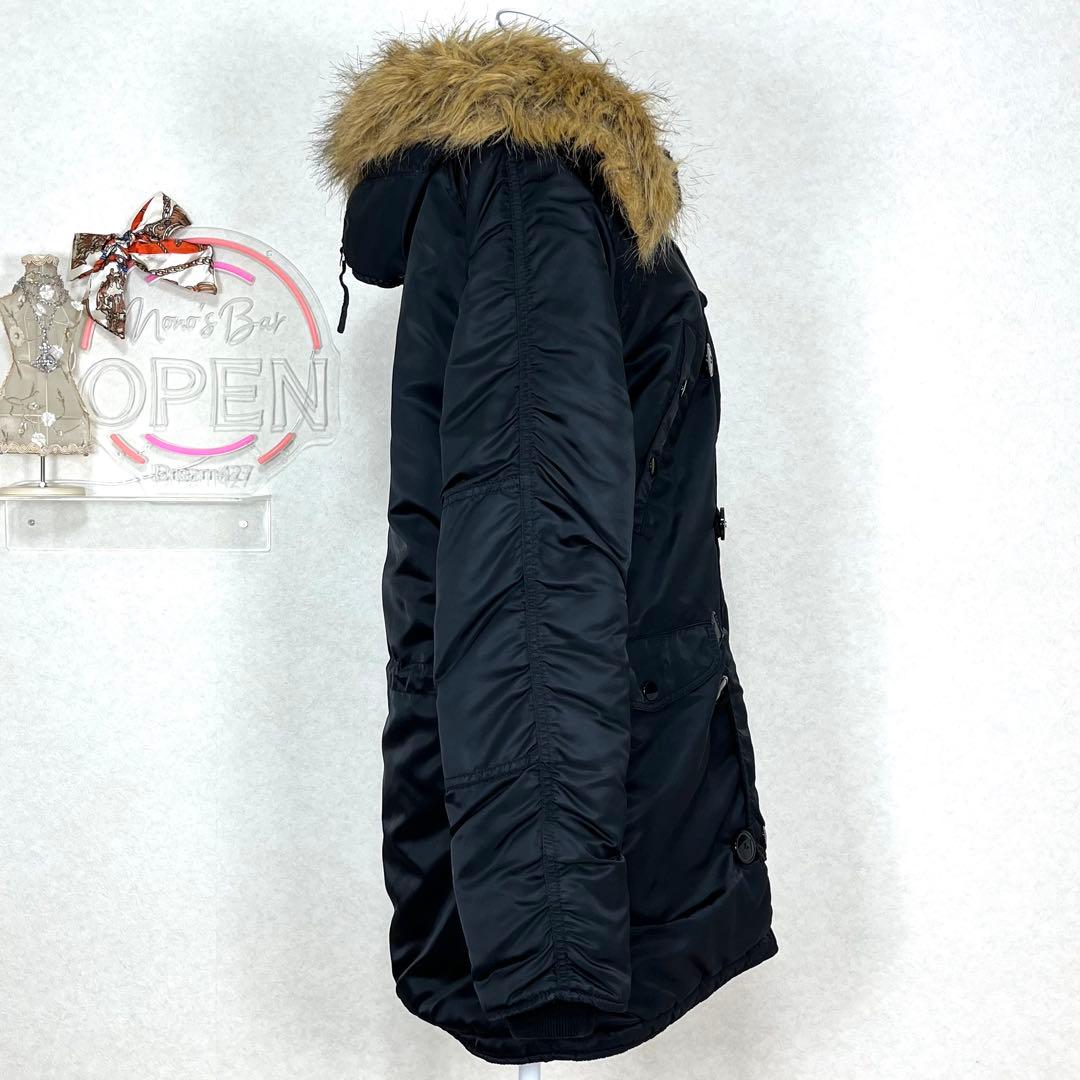 【美品】 ALPHA INDUSTRIES N-3B フライトジャケット L