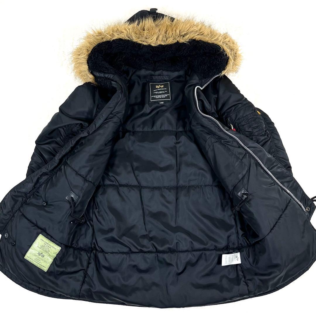 【美品】 ALPHA INDUSTRIES N-3B フライトジャケット L