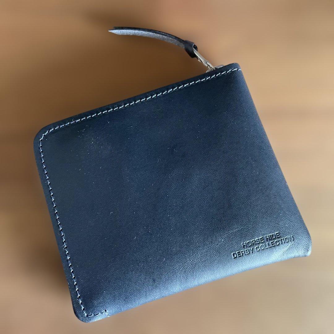 新品 紺 ホワイトハウスコックス 財布 マルチ ウォレット パース PURSE