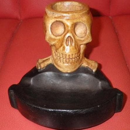 ビンテージ★スカル★灰皿★ドクロ★ガイコツ★アート★置物★小物入れ★髑髏★骸骨