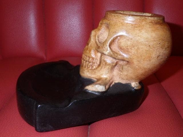 ビンテージ★スカル★灰皿★ドクロ★ガイコツ★アート★置物★小物入れ★髑髏★骸骨