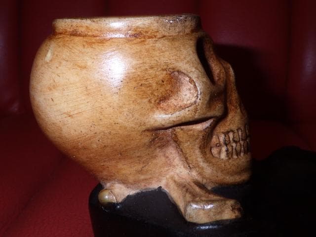 ビンテージ★スカル★灰皿★ドクロ★ガイコツ★アート★置物★小物入れ★髑髏★骸骨