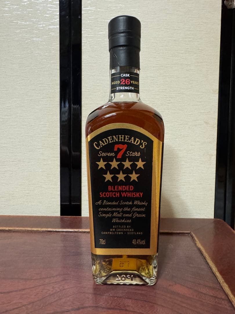 ケイデンヘッド　セブンスターズ26年　ウイスキー