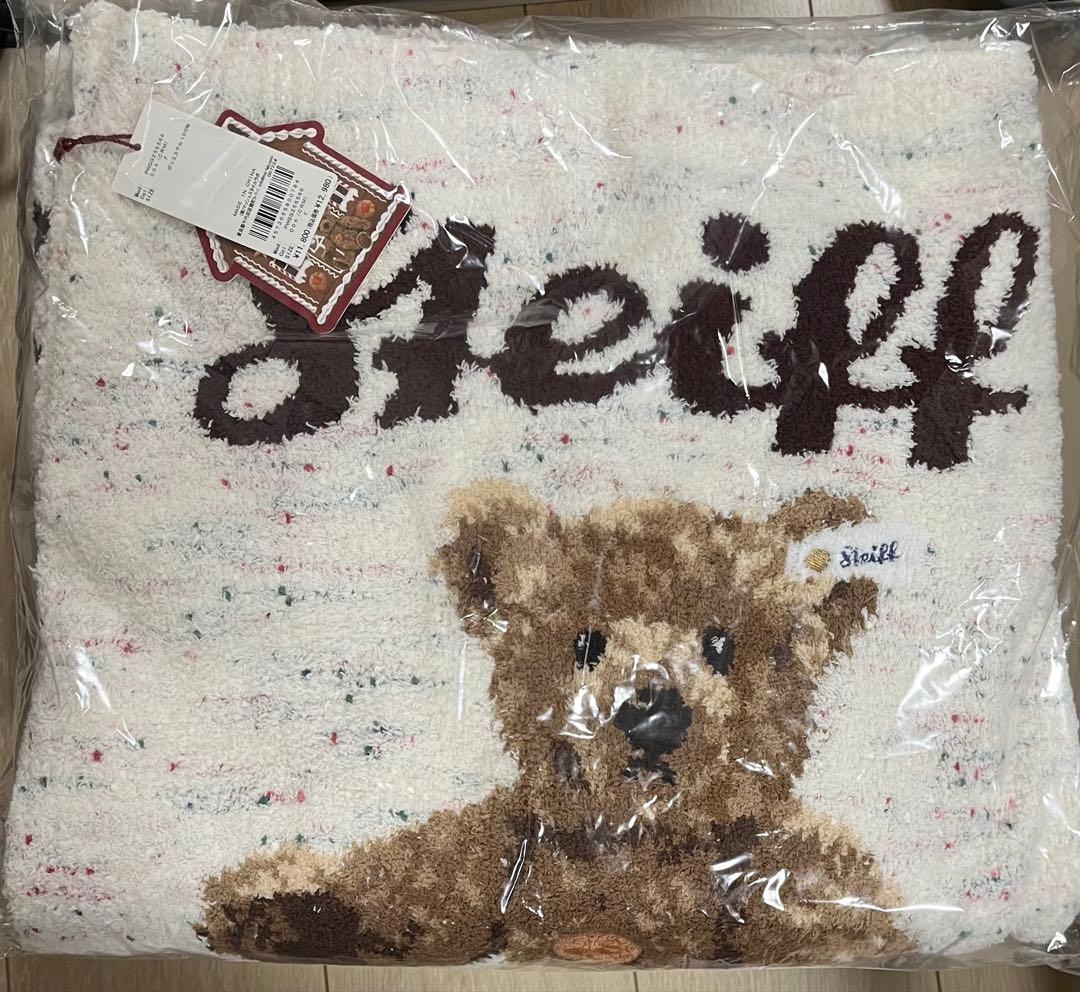 限定特価 【Steiff】パウダーネップジャガードブランケット