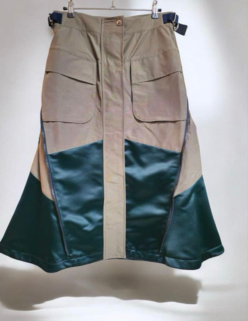 ト*チ様 最終値下げsacai Grosgrain Mix Skirtスカート