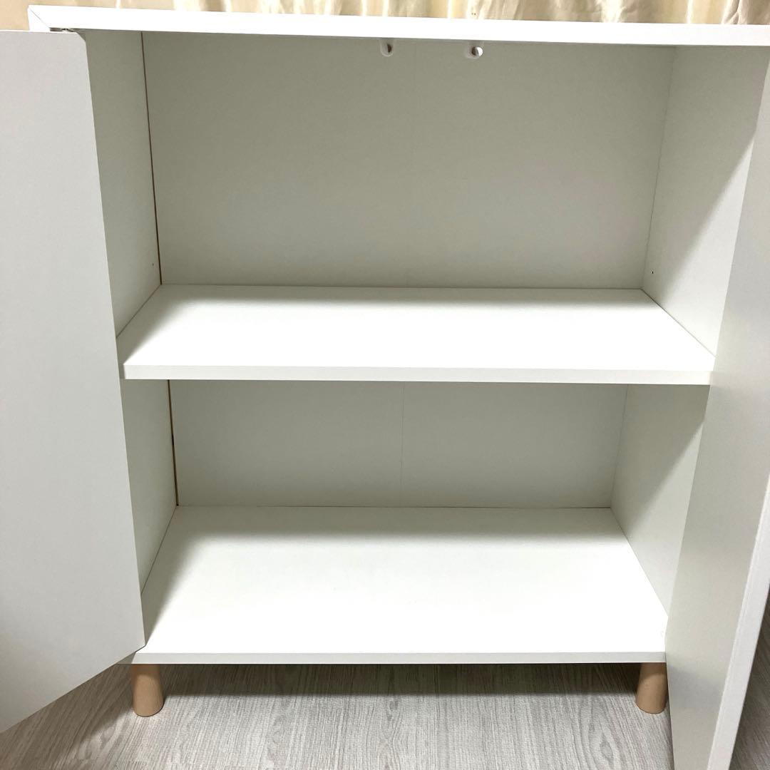 ご注意点あり【完成品】IKEA EKET エーケト キャビネット　ホワイト