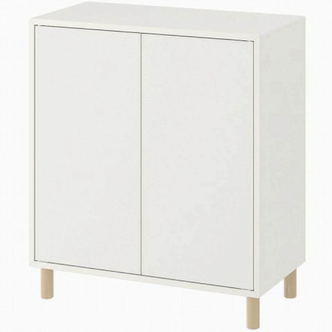 ご注意点あり【完成品】IKEA EKET エーケト キャビネット　ホワイト