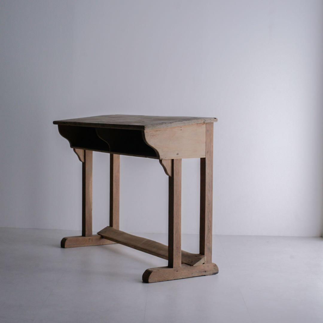 オーク材 フランス アンティークデスク 無垢材 プロカント 古家具