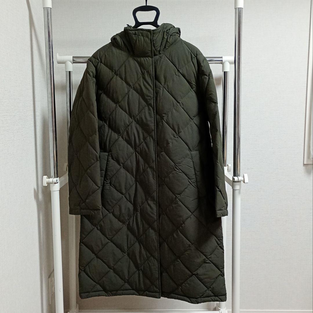 パフテックロングコート リラックスフィット オリーブL