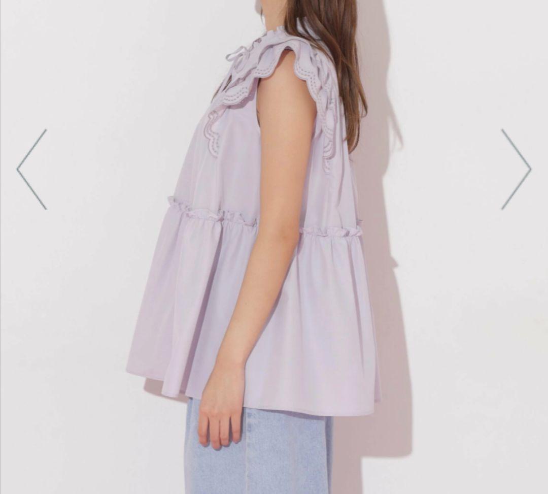 ジルバイジルスチュアート カットワークティアードチュニック