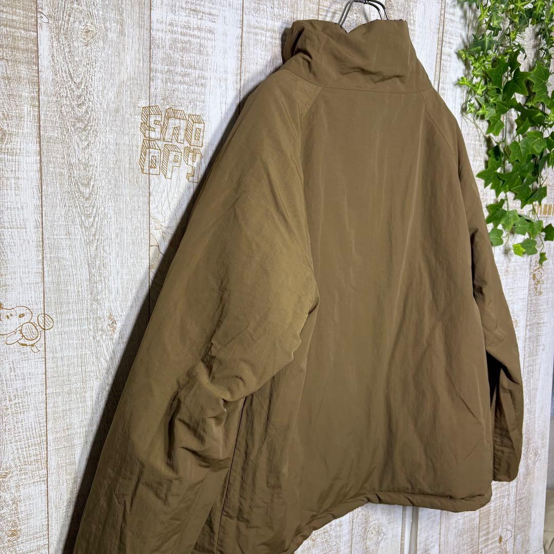 タグ付き　新品未使用品　カスタネ　チェック中綿リバーシブルアウター　ブラウン　M