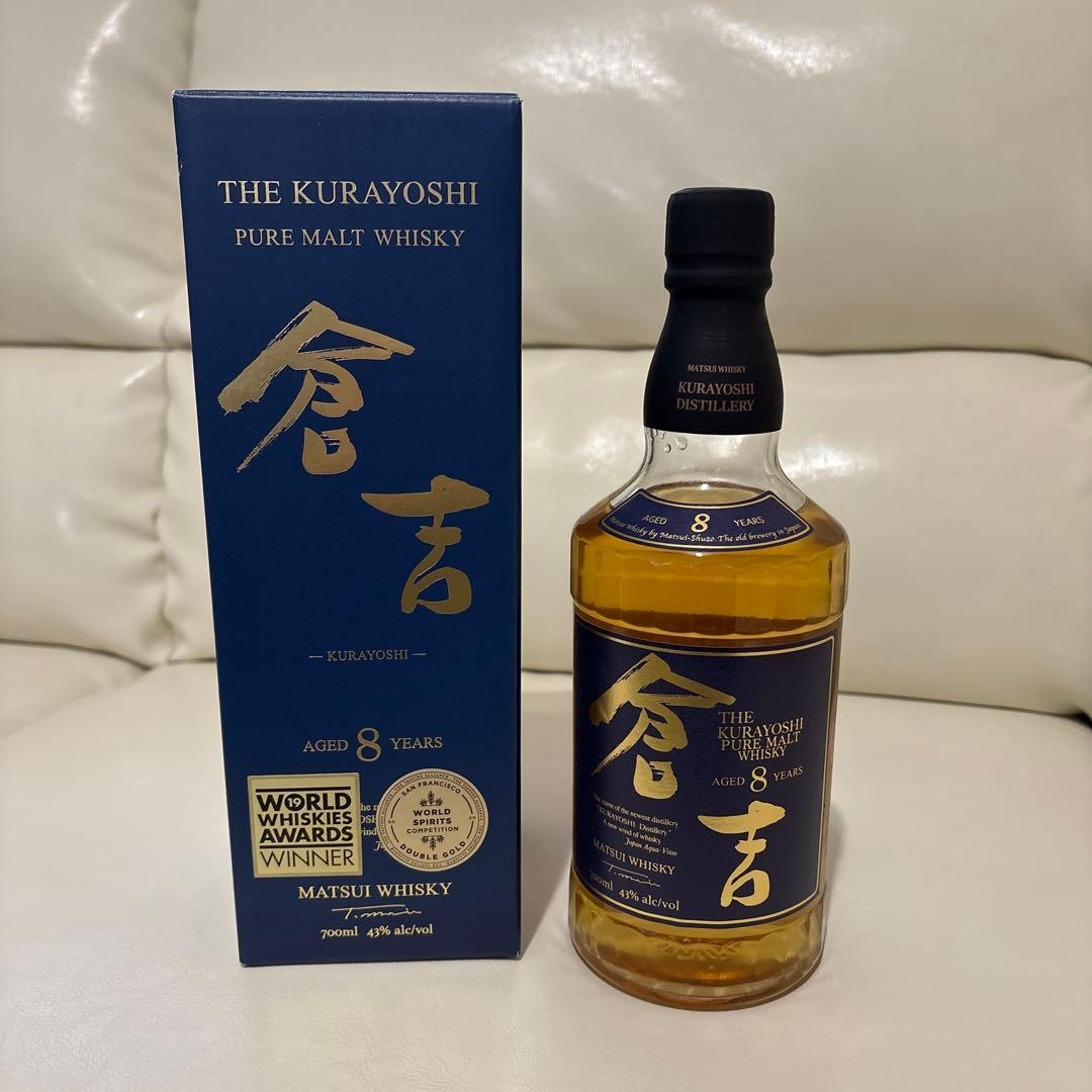 【国産ウイスキー】マツイ ピュアモルト ウイスキー 倉吉８年