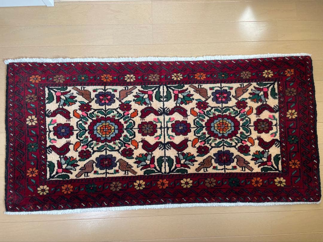 ペルシャ絨毯　トライバルラグ　オールドバルーチ