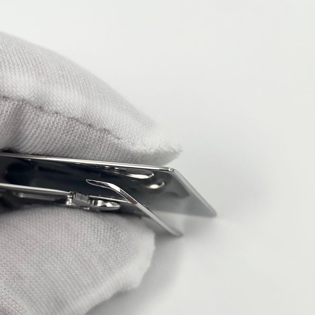 【✨希少美品】ルイヴィトン マネークリップ モノグラム ロウ LV シルバー