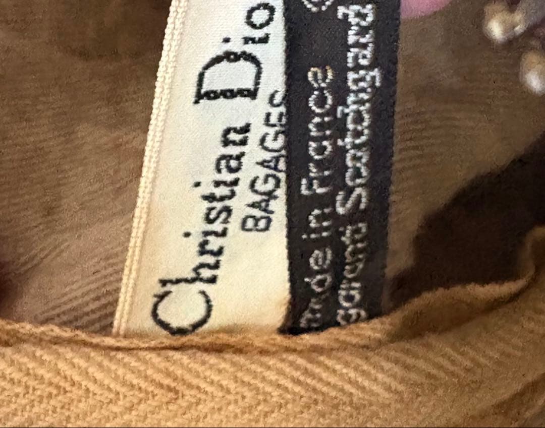 ちぇさま専用☆ Dior ボストンバッグ ブラウン ヴィンテージ　トロッター柄