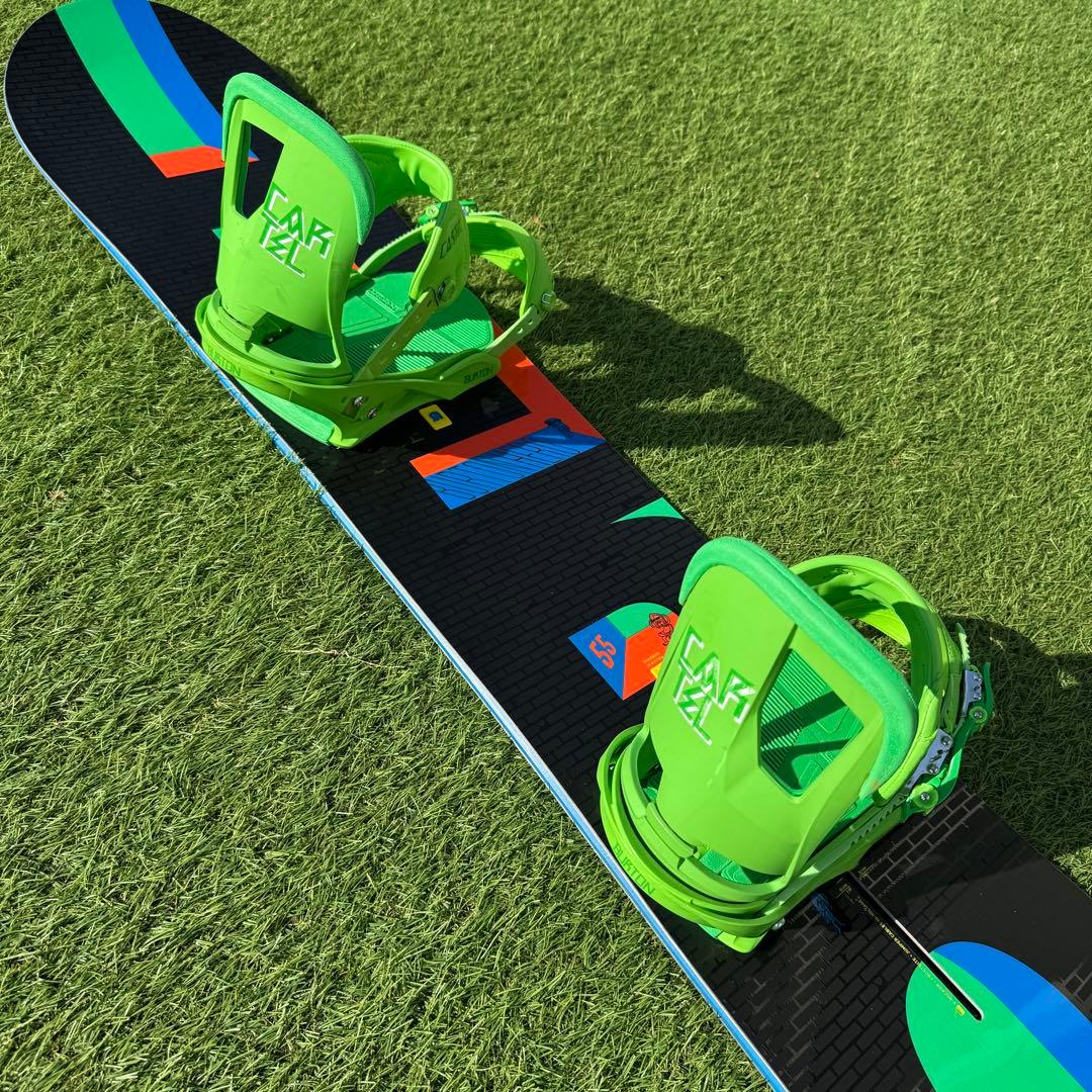 バートン HERO 155cm バイン付き CARTEL Mサイズ