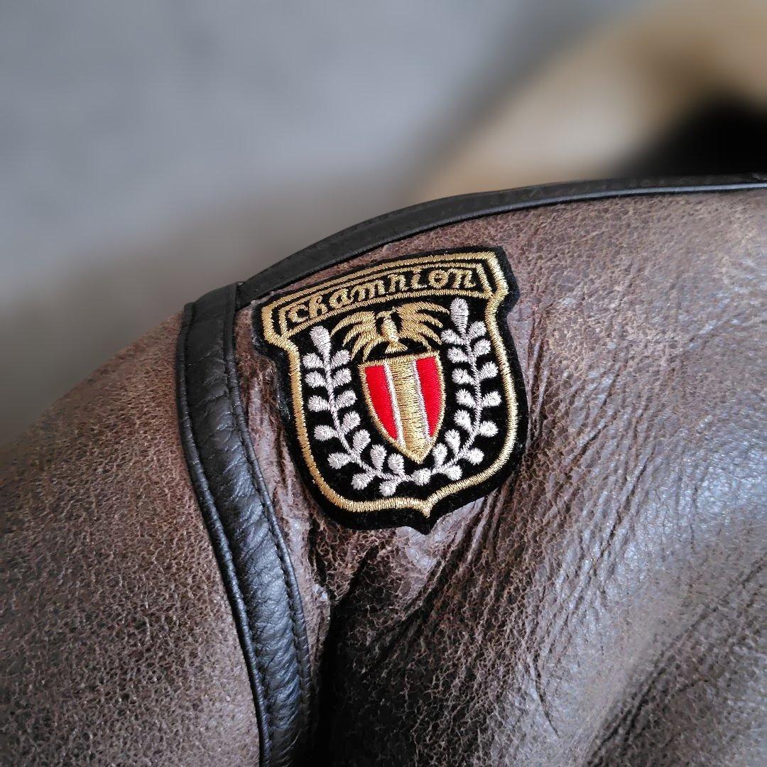 USA製 羊革 リアルムートンジャケット B3 B-3 US ARMY ワッペン