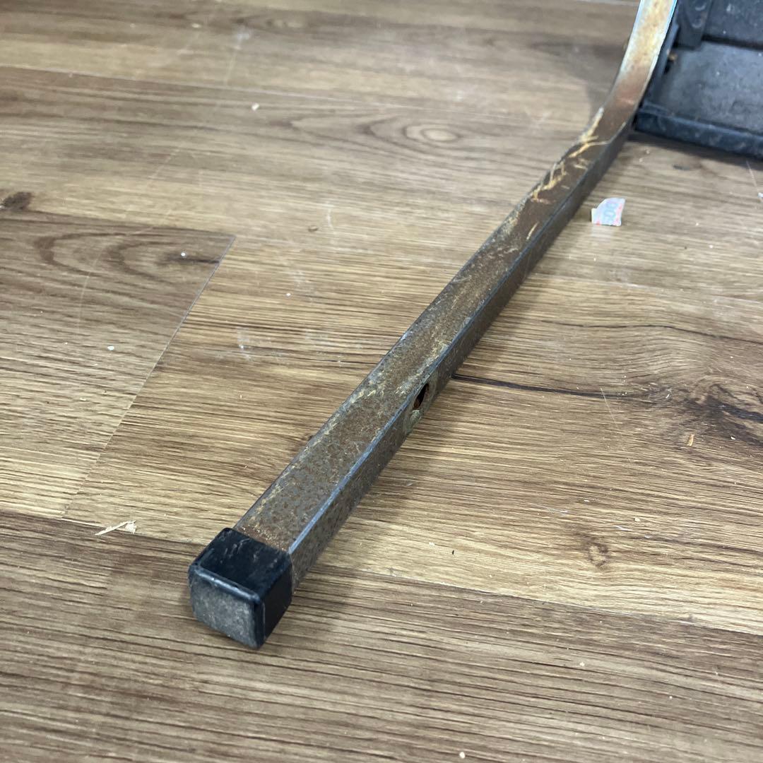 B-1 昭和レトロ サイドテーブル テレビ台 当時物 アイアンラック 古家具