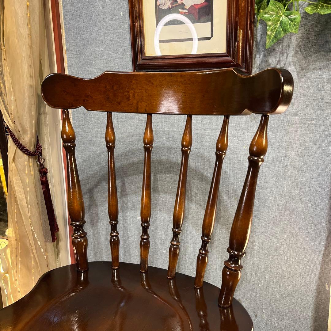 美品　80’s ヴィンテージ ３６０度回転　スピンドルチェア