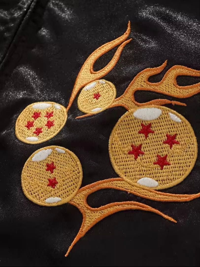 【初売り価格】スカジャン　ドラゴンボール　刺繍　ブルゾン アウター　孫悟空