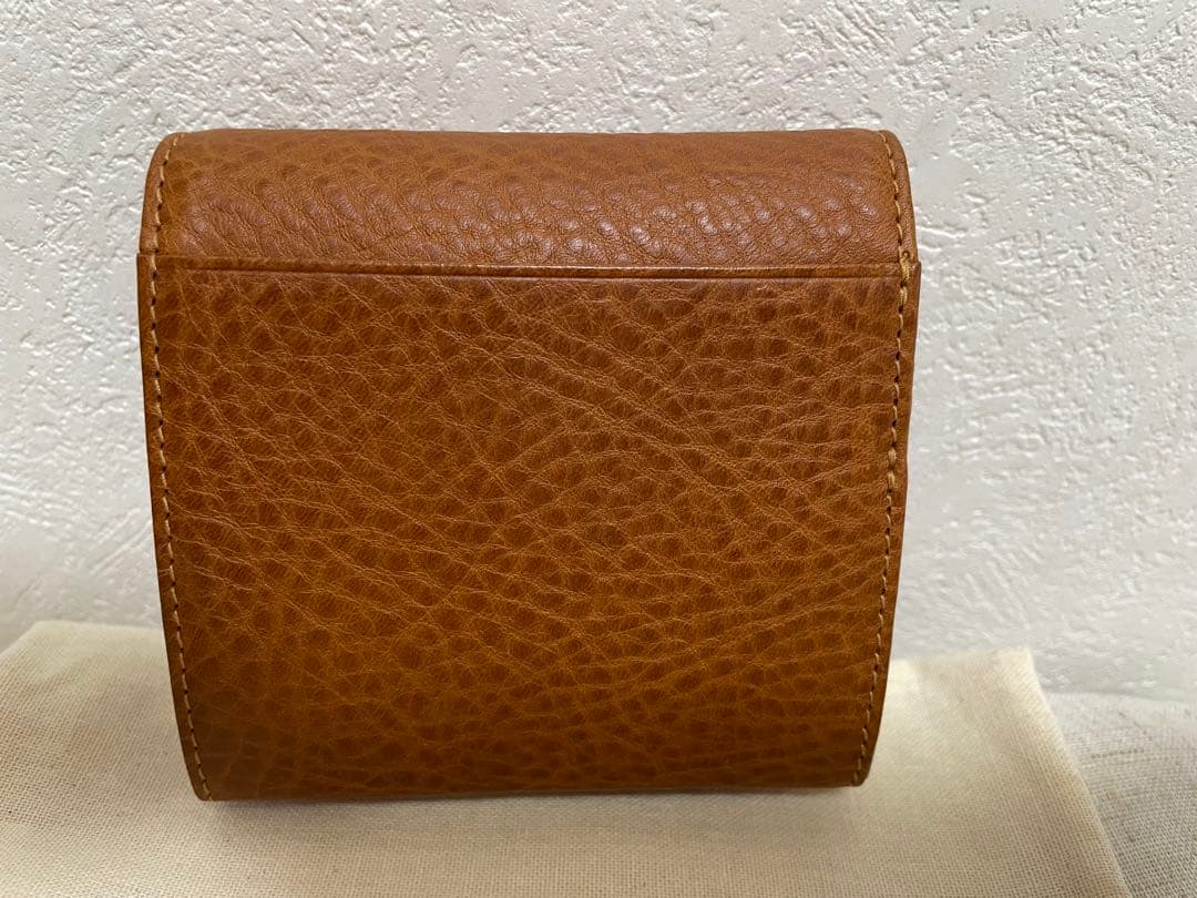 ＊週末値下げ＊ 【新品未使用】genten 二つ折り財布 茶色