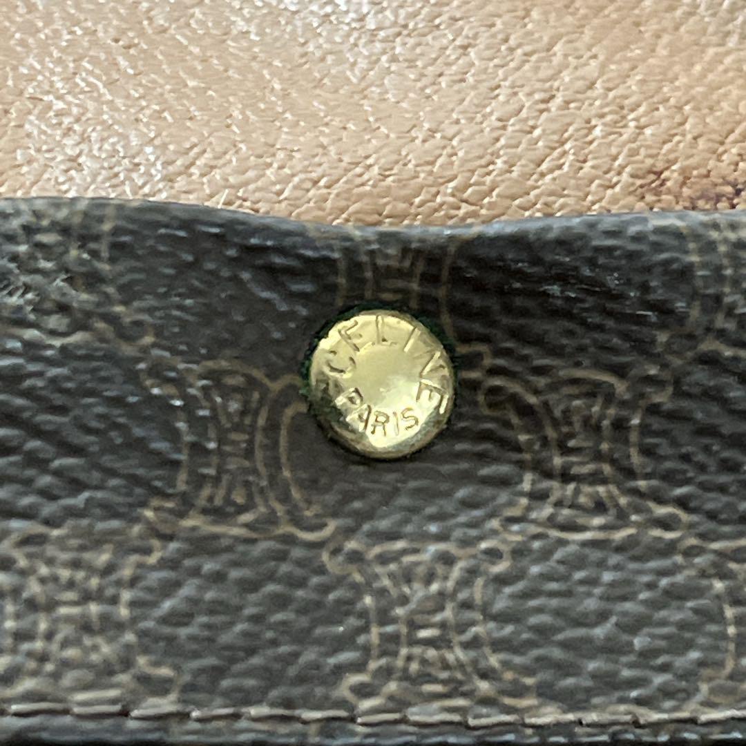 当時物　オールド　セリーヌ　ボストンバッグ　トリオンフ　マカダム柄　旅行バッグ