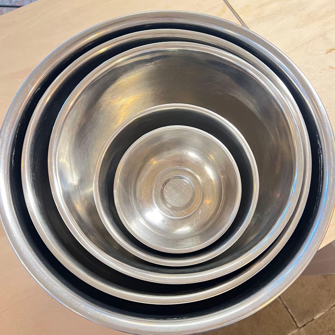 業務用ステンレス調理用ボウル 12個セット