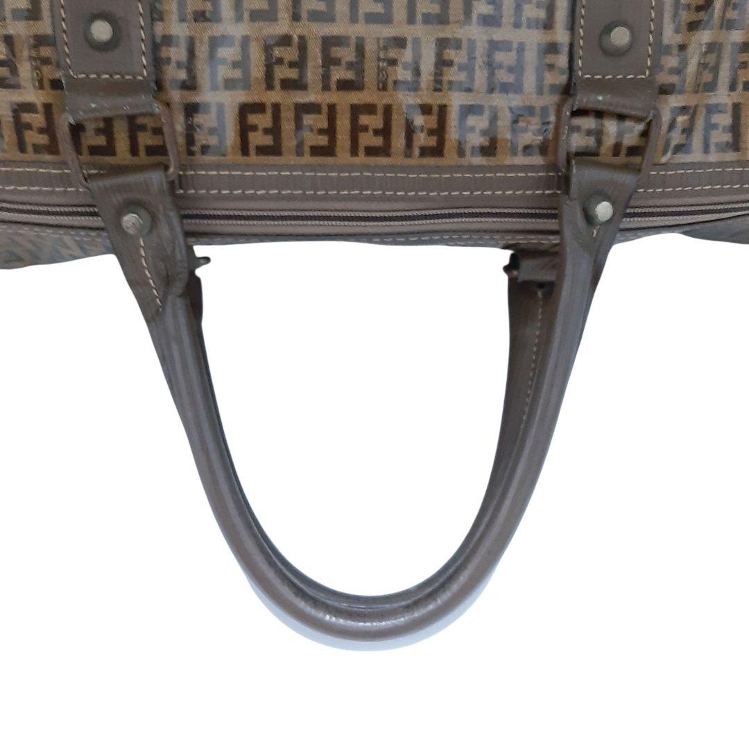 フェンディ　ボストンバッグ　ズッカ　ズッキーノ　トラベル　大容量　パテントレザー