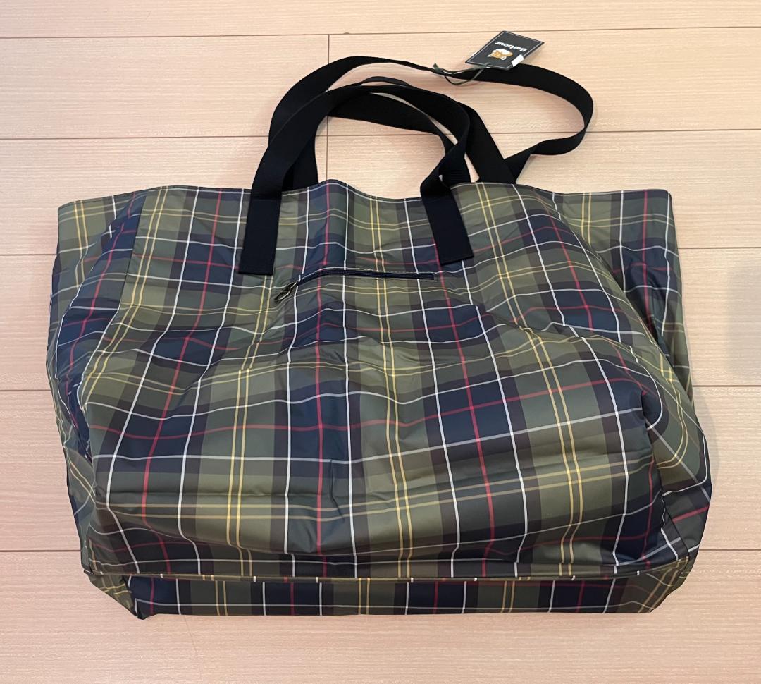 Barbour x Maison Kitsune リバーシブル トートバッグ