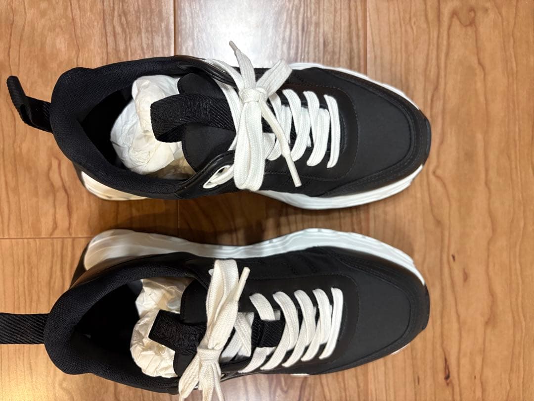 HERMÈS（エルメス)インパルス スニーカー ブラック 36.5（23.5cm