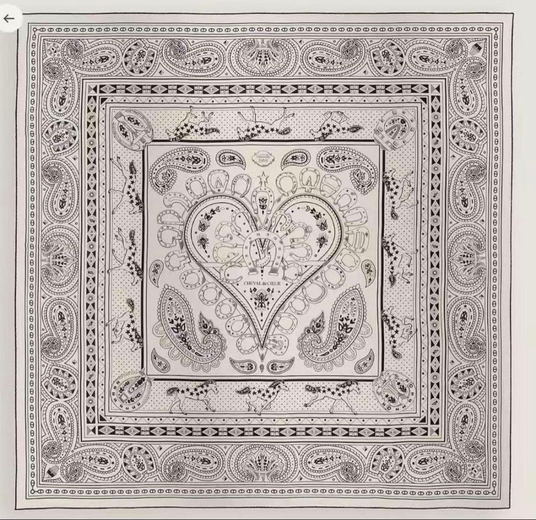 HERMES カシシル シュヴァル ドゥ クール バンダナ 新品未使用