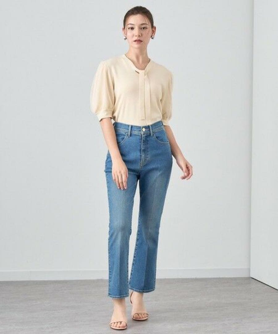 【1度着用のみ美品】アナイ チュールスリーブ プルオーバー 24年モデル