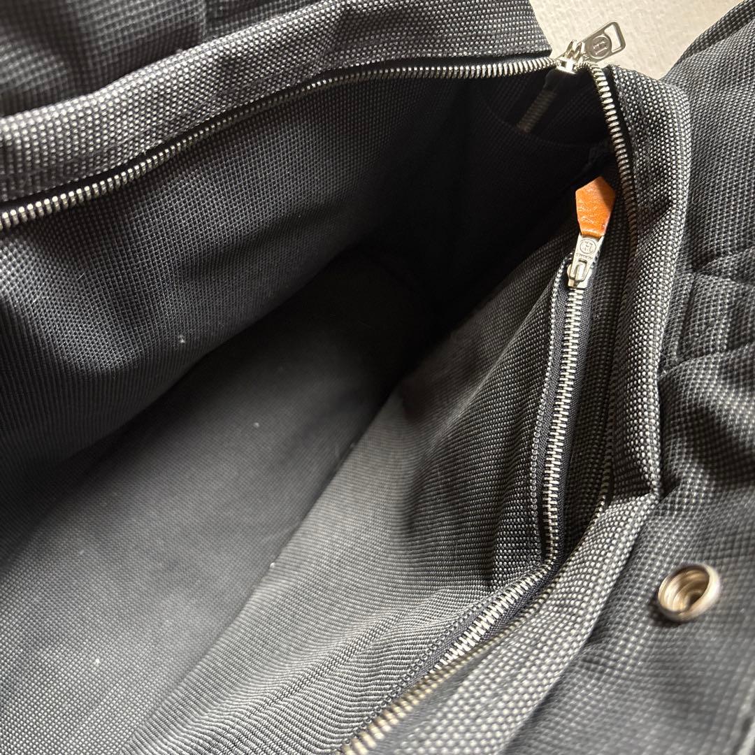 エルメス 黒 ナイロントートバッグ