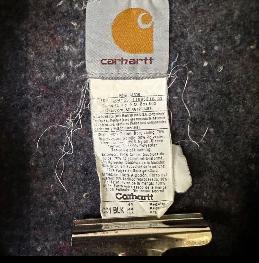 00s carhartt カーハート ミシガンチョアコート BLK