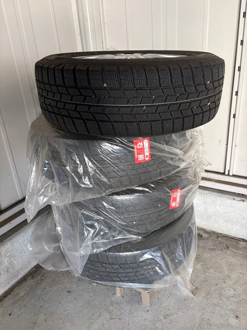 Goodyear アイスナビ6 スタッドレスタイヤ ホイール付195/65R15